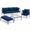 Zestaw Wypoczynkowy Ogrodowy BELLANTI Venezia Midnight Blue 4os.+2